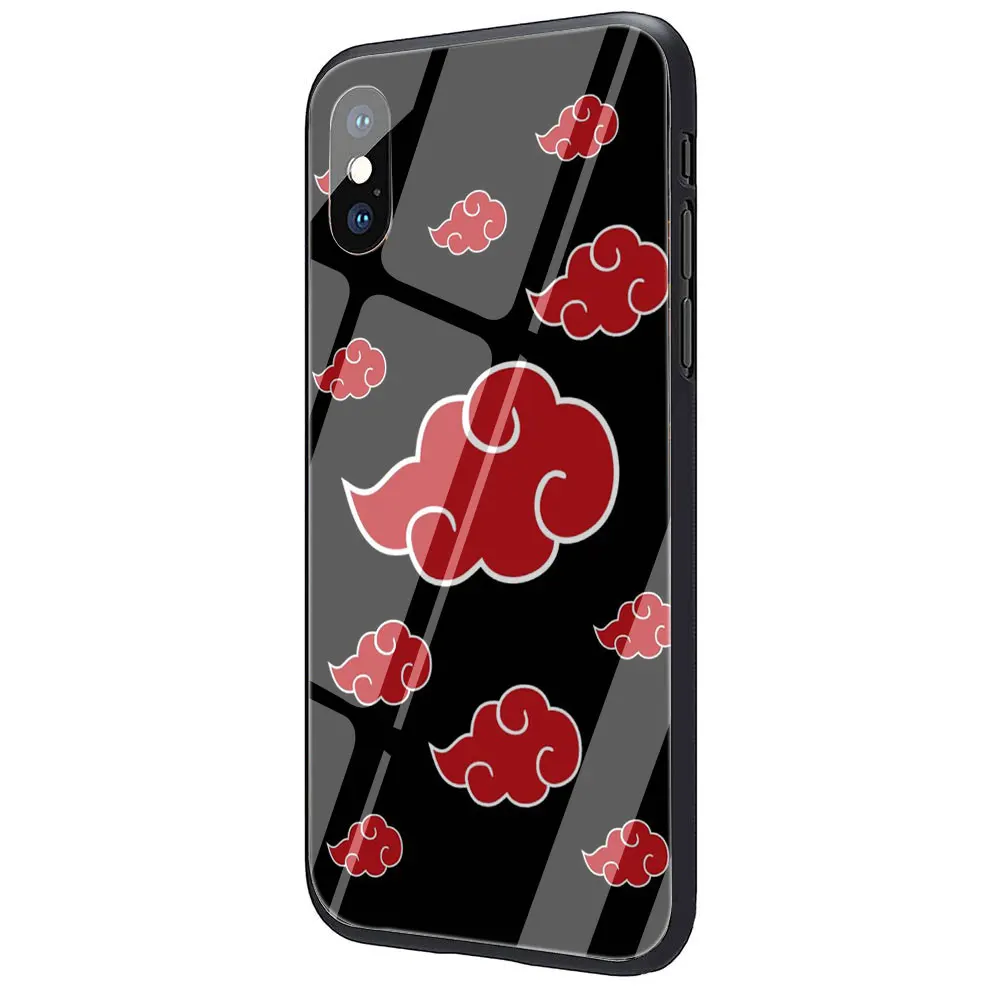 G2 Черный чехол из закаленного стекла ТПУ с аниме Наруто для iPhone 11 Pro X или 10 8 7 6 6S Plus Xr Xs Max - Цвет: G2