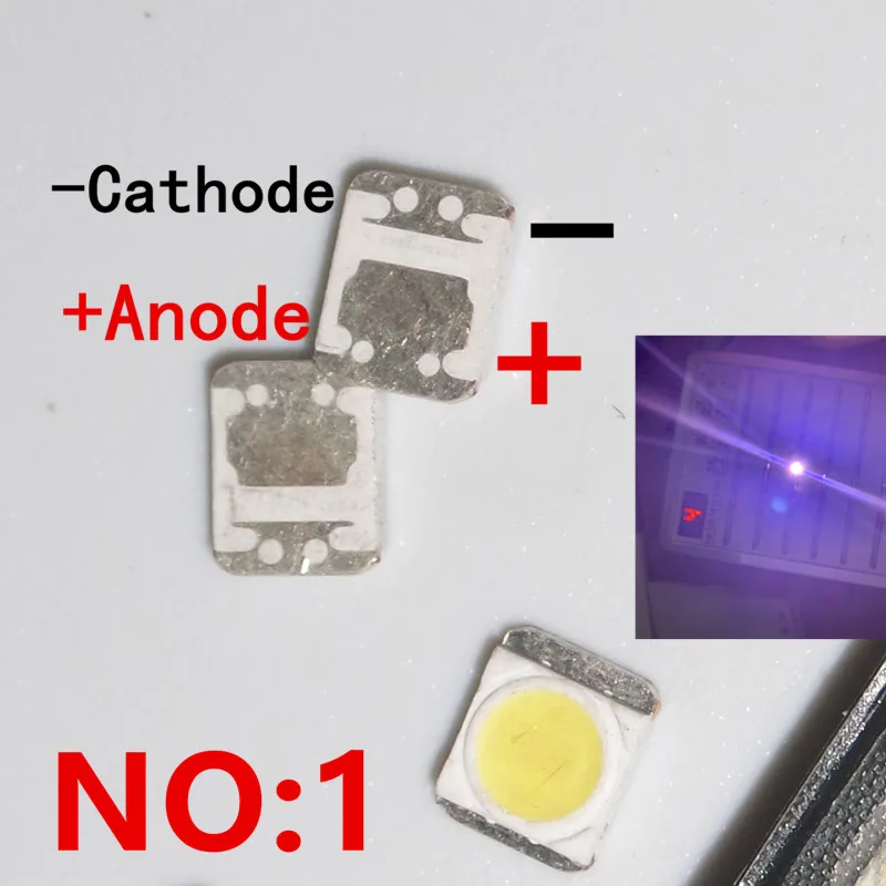 NO1 120Pz/Лото для LG SMD светодиодный 3528 2835 1 W 3 V Bianco Freddo для ТВ/lcd Retroilluminato - Испускаемый цвет: NO1
