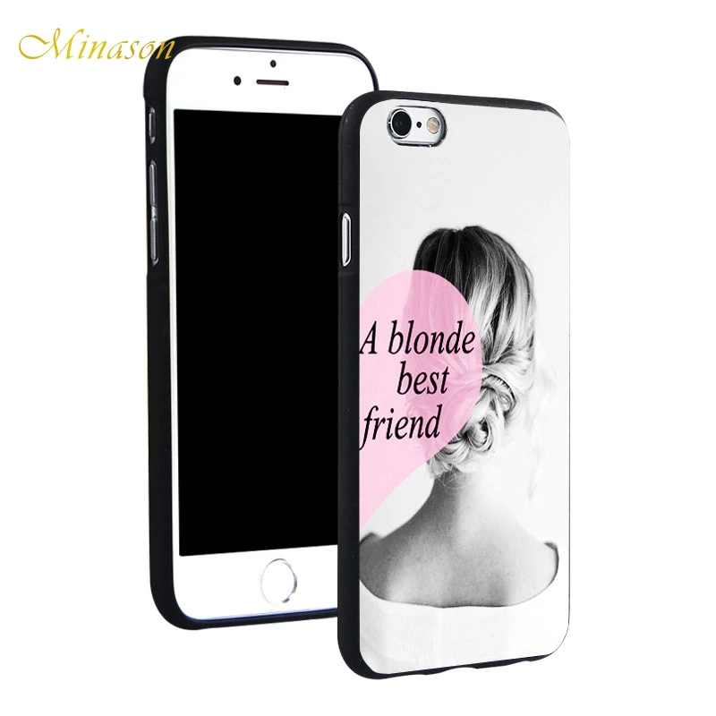 Minason Love Heart Best Friends Forever чехол для iPhone X 8 5 5S XR XS Max 6 6S 7 Plus BFF мягкий Fundas Capinha Coque |
