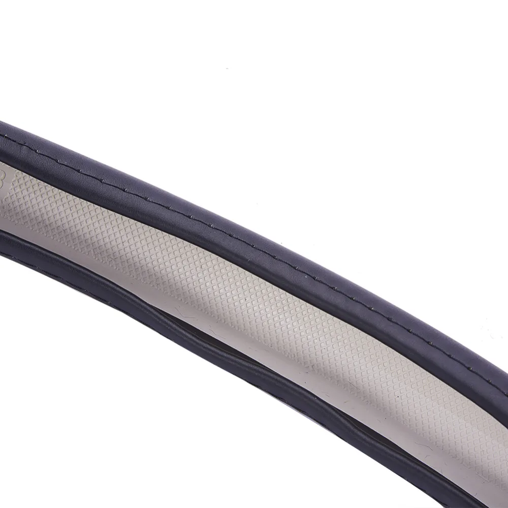 Универсальный чехол рулевого колеса автомобиля из искусственной кожи 38 см