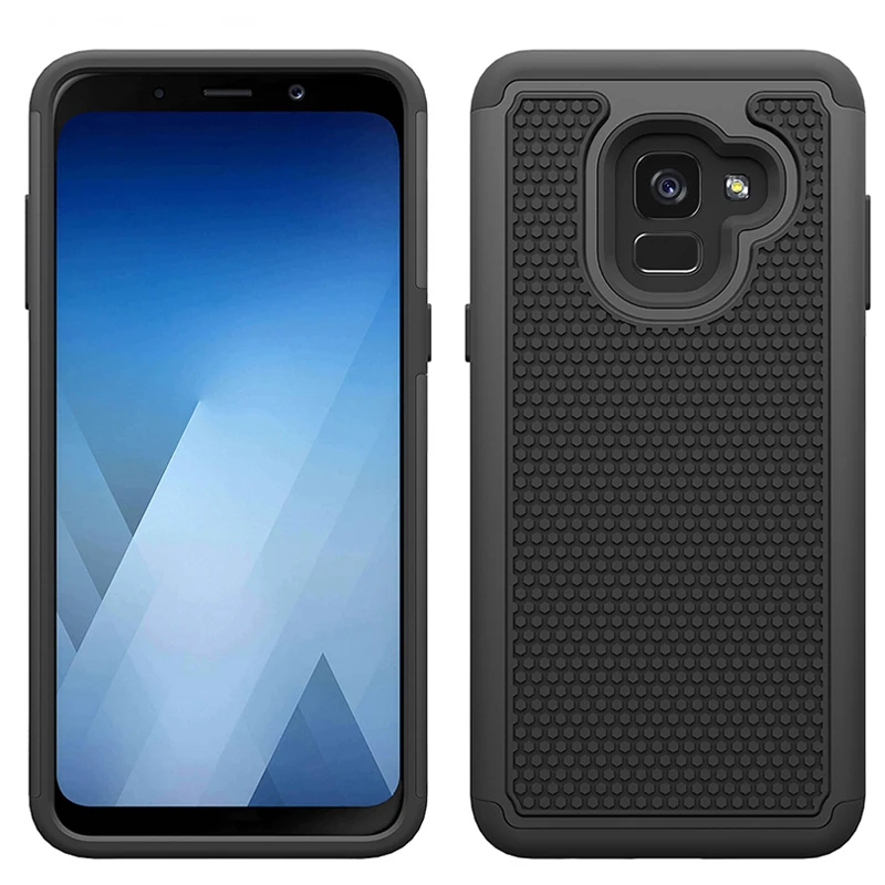 Для Samsung Galaxy A8 2018 чехол резиновая силиконовая Броня защитный противоударный