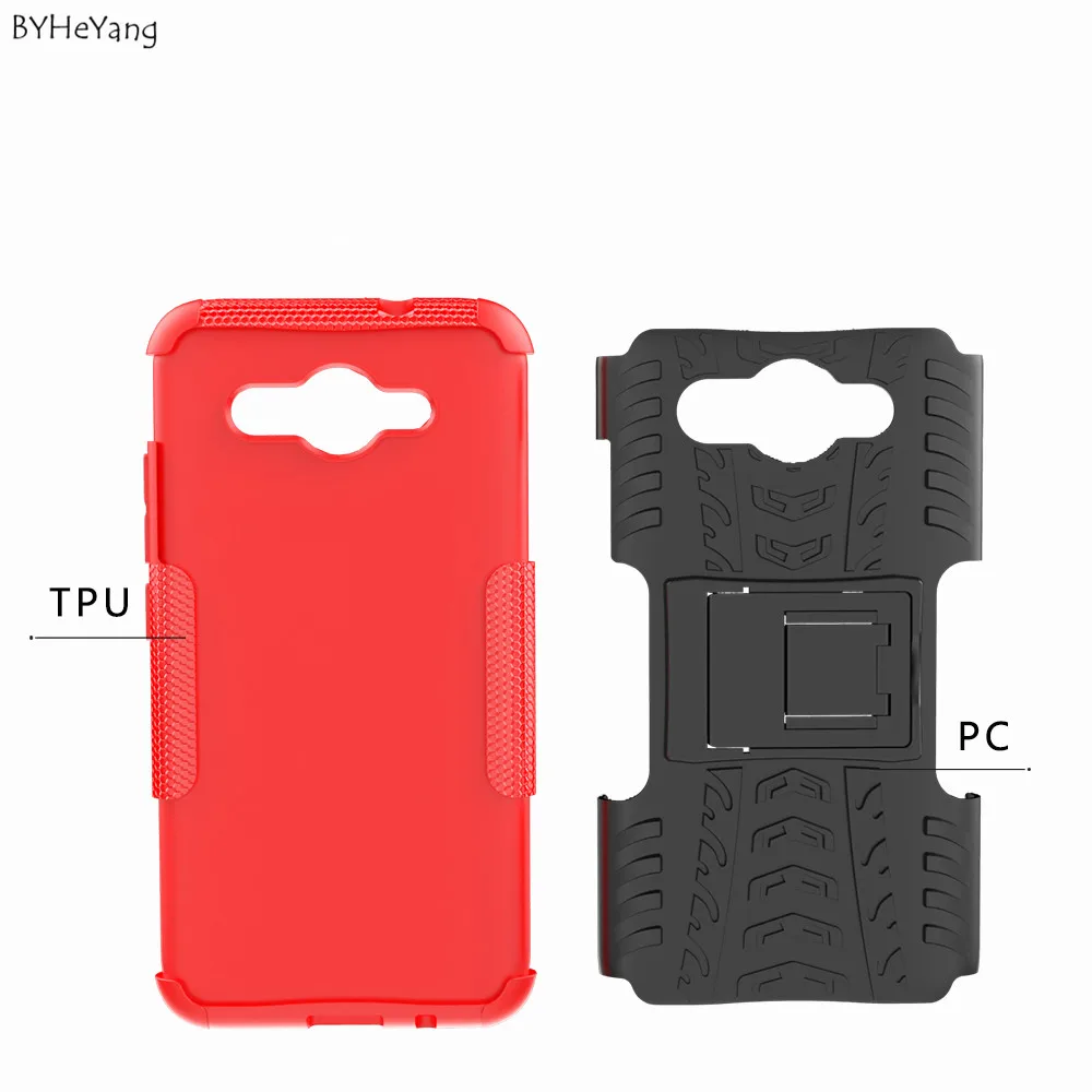 Byheyang чехол для Huawei Y3 2017 2018 CRO-L22 двухслойный защитный Funda Shell On (2018) TPU и PC |