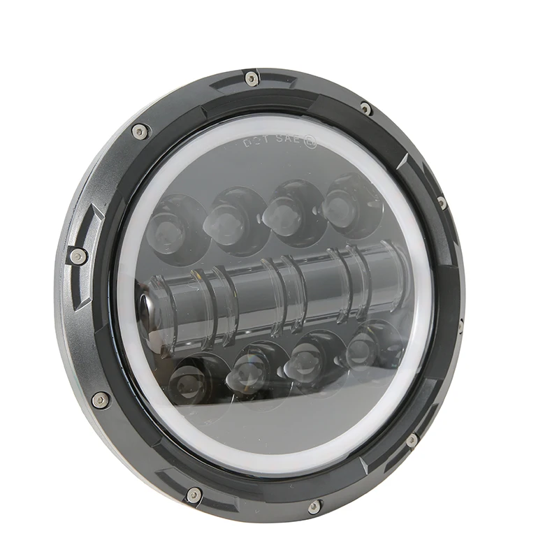 2 шт. 7 &quotRonnd светодиодные фары H4 высокая низкая Beem DRL фара для Jeep Wrangler JK TJ LJ Лада