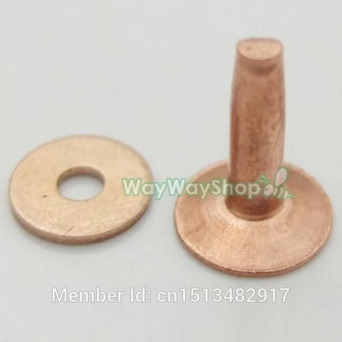 Заклепки из твердой меди 10x3 3x12 мм 20 комплектов|rivet digital|rivet pursetack nail |