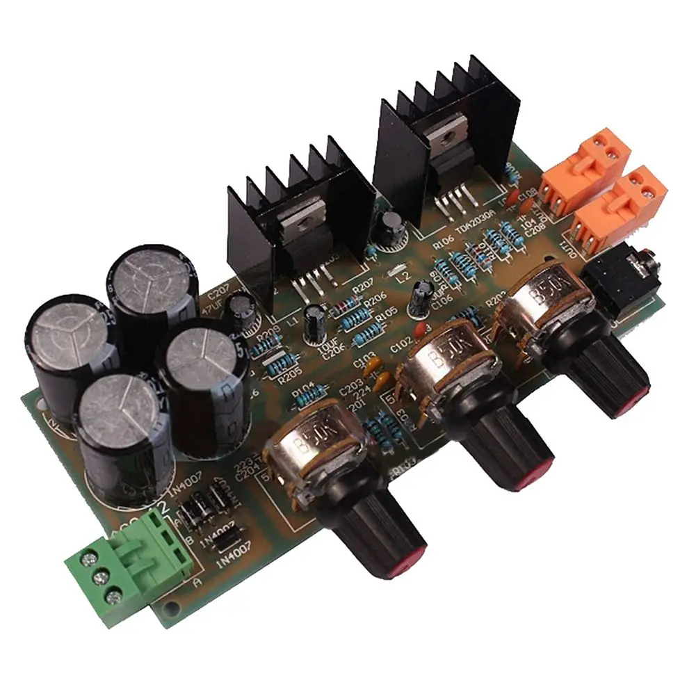 Топ 1x2x18 Вт TDA2030A 2 0 двойной трек аудио усилитель плата модуль DIY Kit|Беспроводные