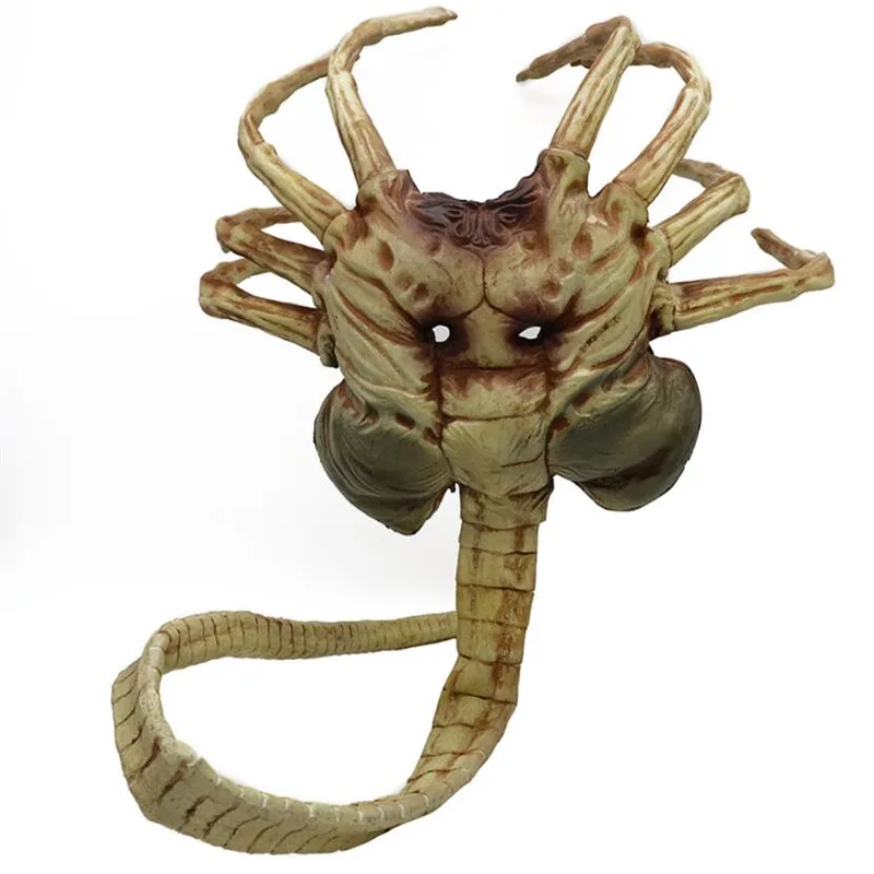 1/1 Alien Contract Worm Model Face Worm Garage Kits Halloween Mask Cosplay Bar Performances Night Performances Theme Party
