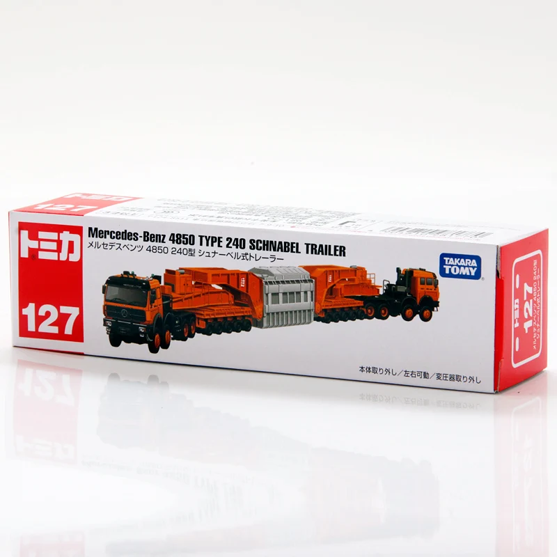 TOMY Domeka модель автомобиля из сплава игрушка 127 Mercedes двухголовый трансформатор