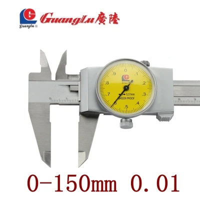 Штангенциркуль из нержавеющей стали 0 150 мм 01 02 мм|dial gauge|dial indicatordial indicator gauge 0-10mm |