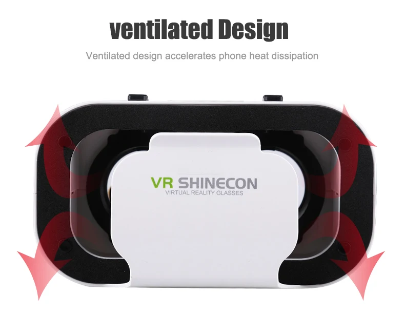 Очки виртуальной реальности VR SHINECON 5 0 3D очки с геймпадом для телефона 4 7 6 дюймов|3D