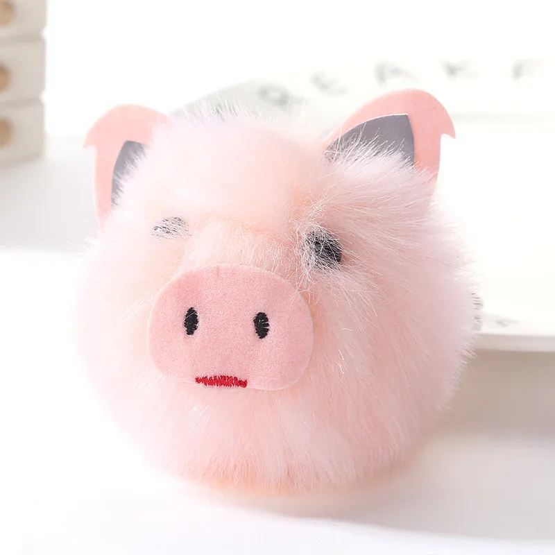 Лидер продаж Мужская популярная Милая Подвеска из свиного меха цепочка для