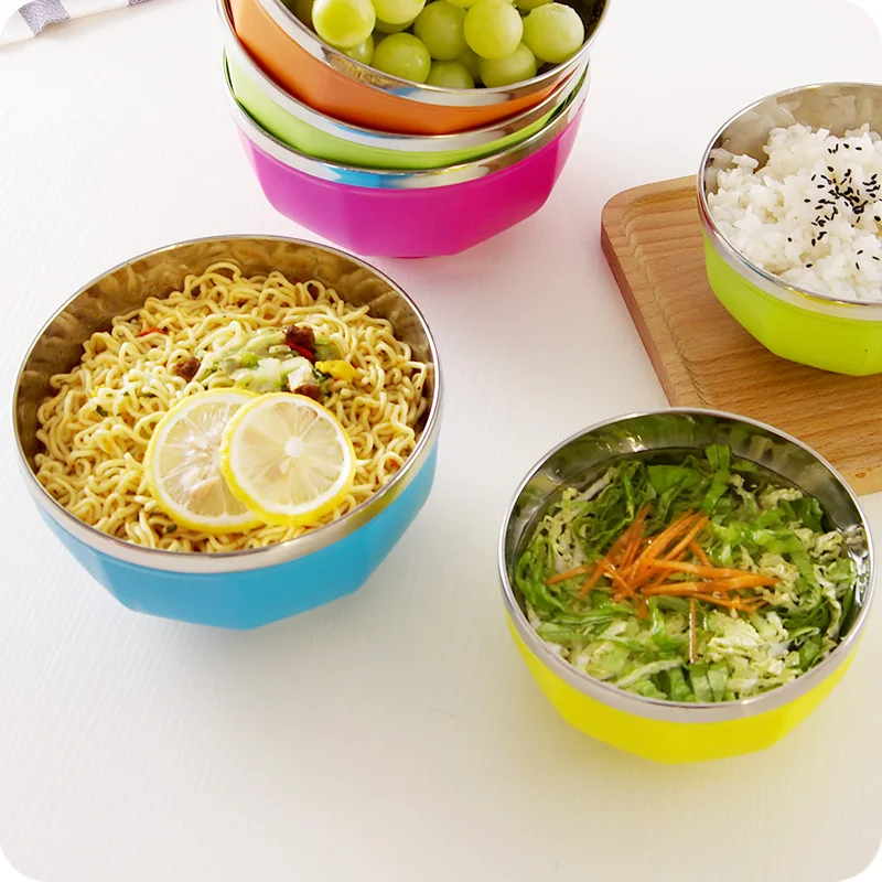 1 шт. миска для лапши быстрого приготовления из нержавеющей стали|noodle bowl|instant noodle