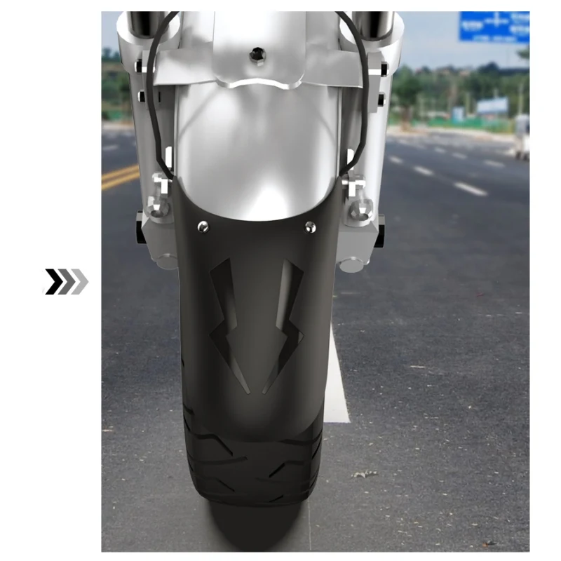 Newest Universal Motorcycle Lengthen Front Fender Rear andFront Wheel Extension Mudguard Splash Guard For |