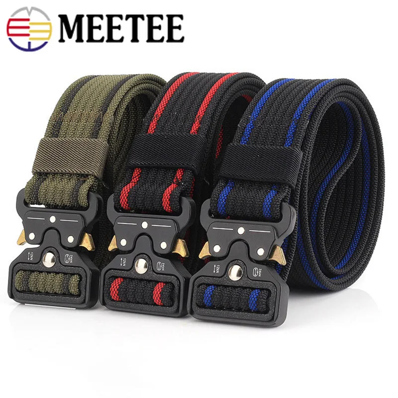 Meetee 1 шт. 38 мм * 125 см наружная металлическая пряжка многоцветный специальный