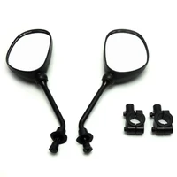 set of rearview mirror with 78 handlebar mount for motocycle scooter moped sportsman dirt bike cruiser chopper accessories