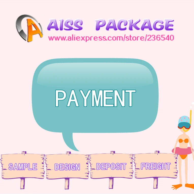 

Packaging dedicated Payment link for Sample,Freight,Deposit,Design