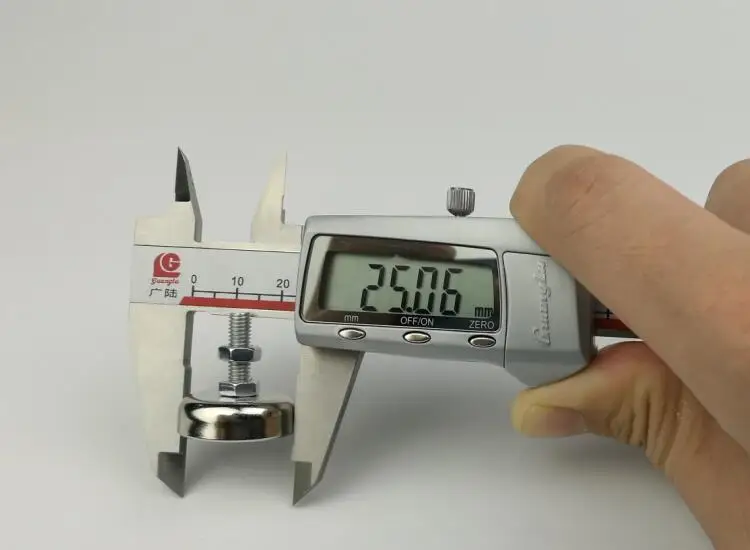 10 шт. D25mm супер мощный неодимовый магнит для горшка сильный M5 Многофункциональный фиксированный присоска магниты чашки аксессуары