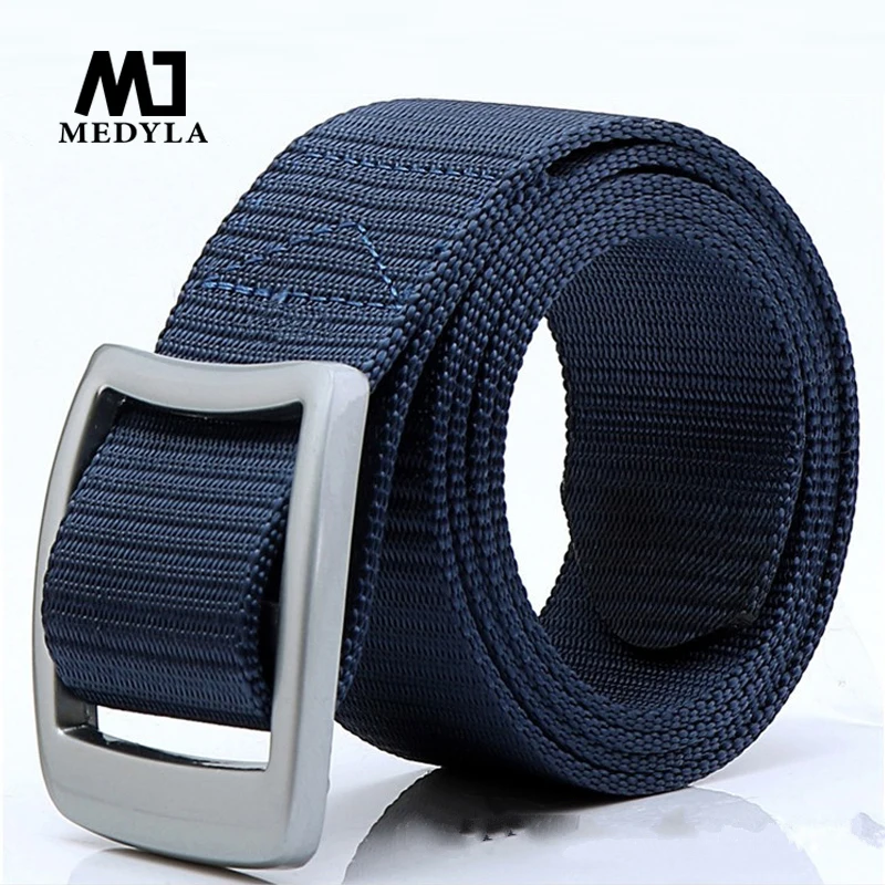 

Men's Canvas Belt Alloy Square Buckle High Quality Nylon Belt Soft Outdoor Leisure Youth Belt Nylon For Men Quality Male Strap