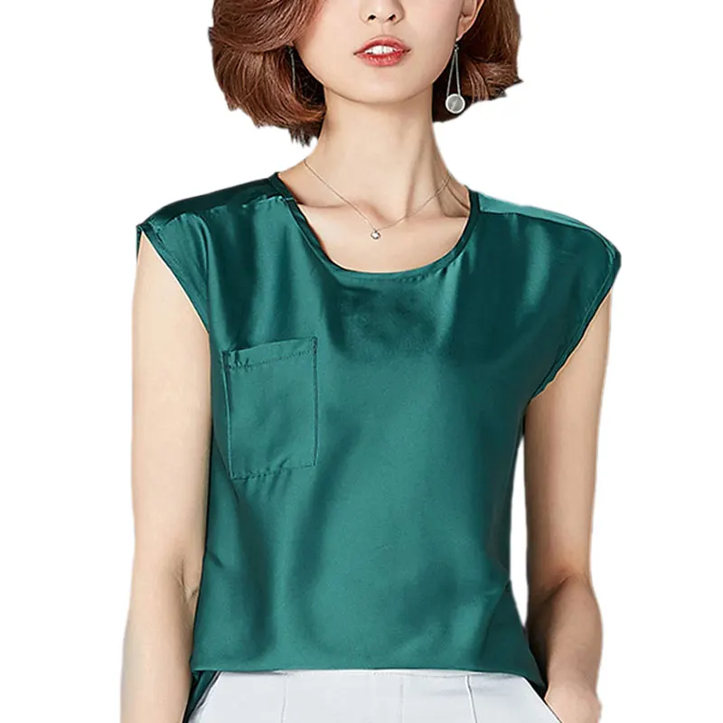 Облегающие однотонные модные летние топы 9 цветов s 2017 с карманами женские