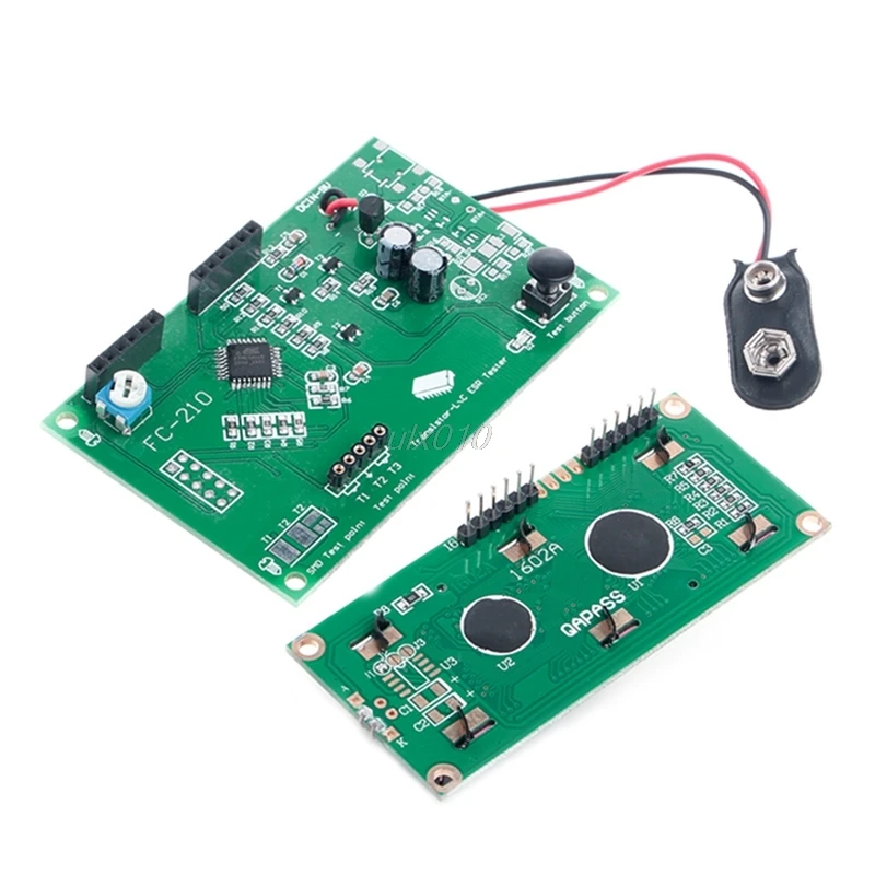 Тестер транзисторов MOSFET NPN/PNP тестер с диодным триодным емкостным ESR метром