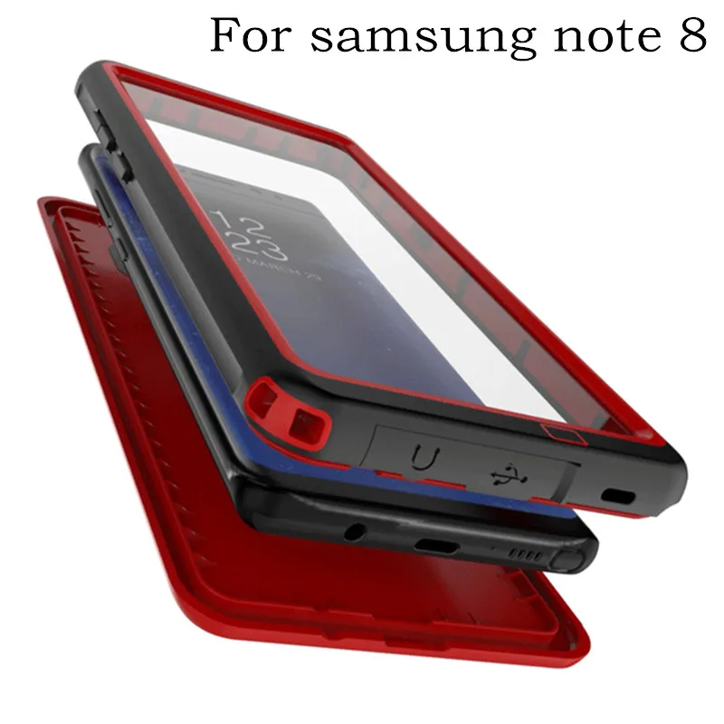 Outdoor Three anti protective case For Samsung Galaxy Note 8 Shockproof Dirtproof Waterproof Cover | Мобильные телефоны и