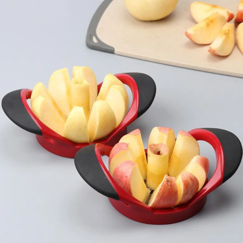 

Kitchen Apple Slicer Corer Cutter Pear Fruit Divider Tool Comfort Handle for Kitchen Apple Peeler Fruit Slicing Corer Remover