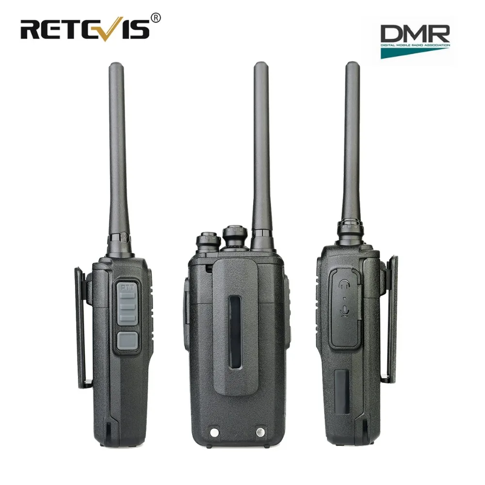 RETEVIS RT53 DMR Radio 2 Вт цифровая рация портативная двухсторонняя VOX UHF сигнализация