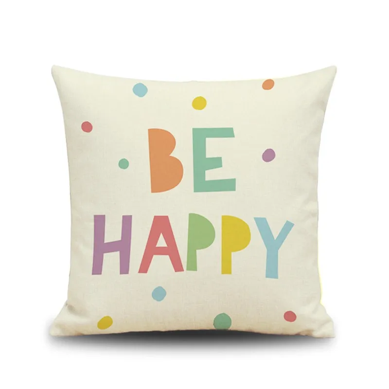 Алфавит сова кошка ситец белье Декоративные подушки охватывает использовать