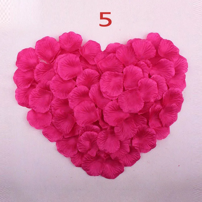 New Arrival Rose Petals 2000pcs Per Lot Artificial Wedding Party Bridal Shower Favor Centerpieces Confetti Vestido De Noiva |