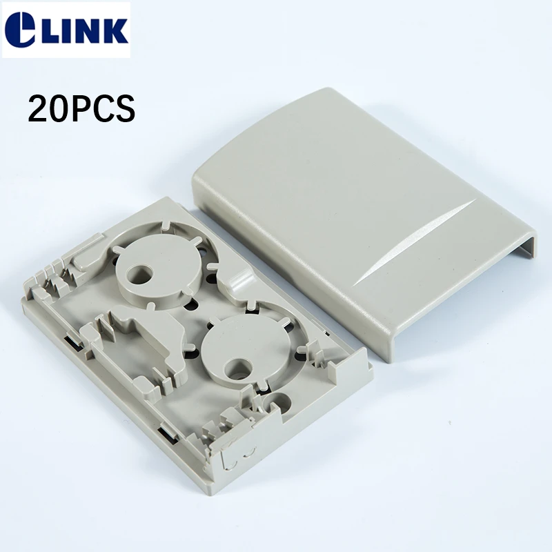 20 pcs FTTH beëindiging box SC duplex poort voor drop wire connection patch panel glasvezel distributie terminal ABS plastic 20 pcs FTTH beëindiging box SC duplex poort voor drop wire connection patch panel glasvezel distributie terminal ABS plastic
