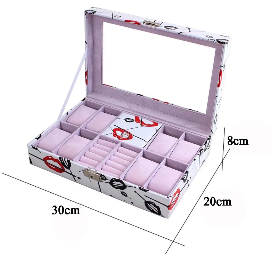 Женский самодельный домашний чехол для хранения органайзер макияжа коробка с