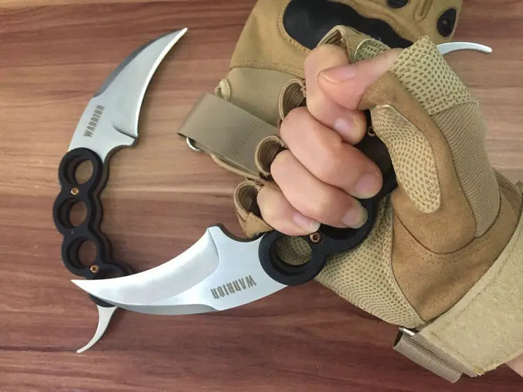 Спасательный нож тактический Karambit 9CR18MOV лезвие G10 ручка ножи для выживания на