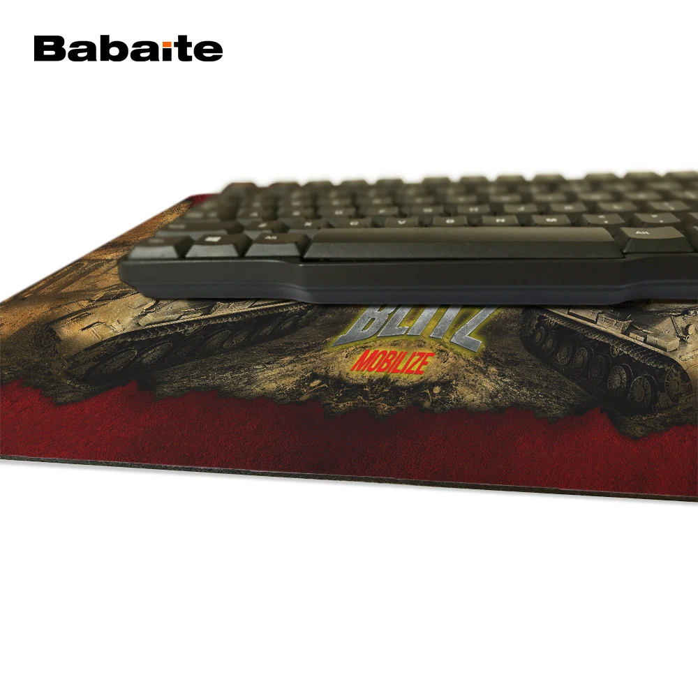 Babaite резиновый коврик для мыши Notbook World of Tanks компьютерный стол коврики игровой