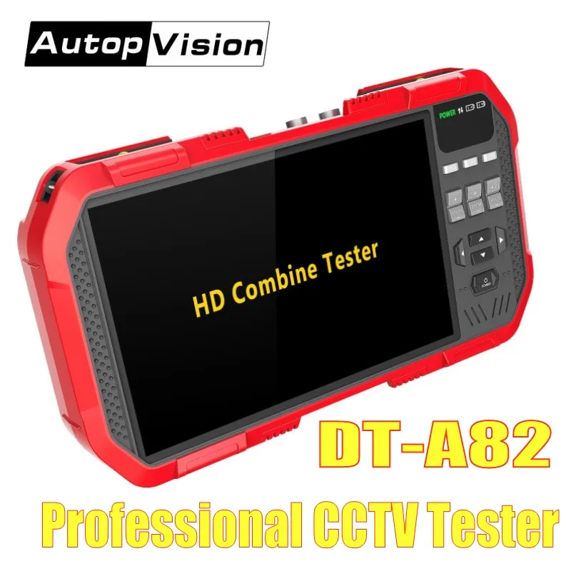 2019 новейший сетевой HD комбинированный тестер DT A82 7 дюймов H.265 4K IP TVI CVI AHD CVBS камеры