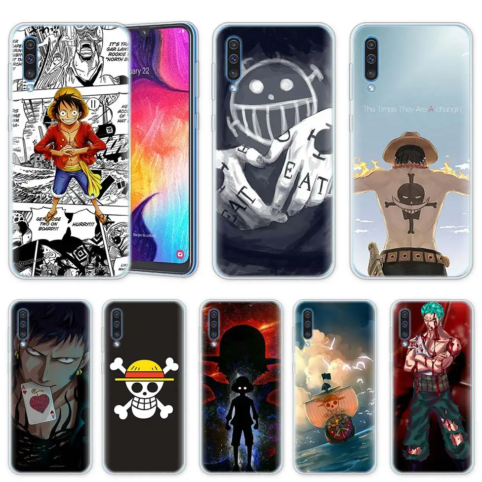 Цельный чехол с аниме для Samsung A50 A70 A51 A71 5G A20e A60 A40 A30 A20 A10 A7 A9 2018 силиконовые чехлы