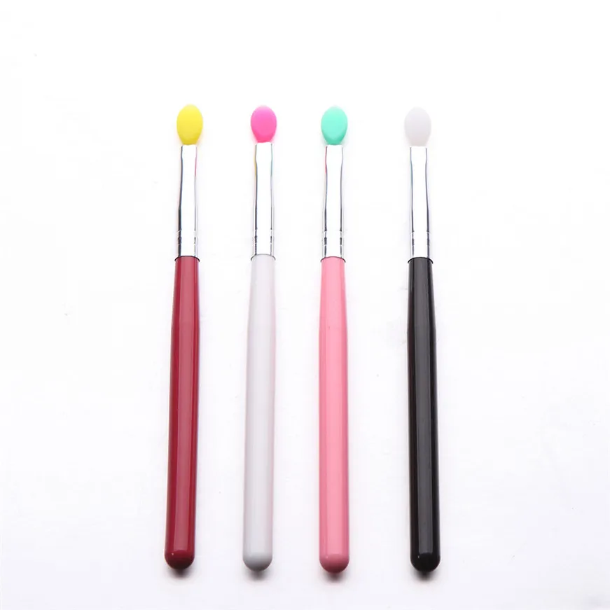 2017 A #4 шт. силиконовая Кисть для макияжа крем консилер румяна тени век гель кисти