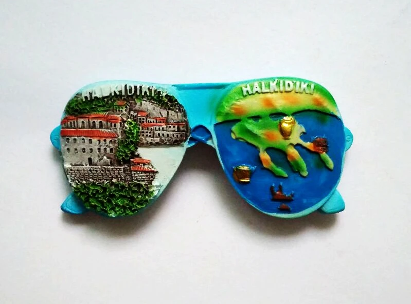 Храм акрополиса Афин Греция 3D магниты на холодильник дорожные сувениры