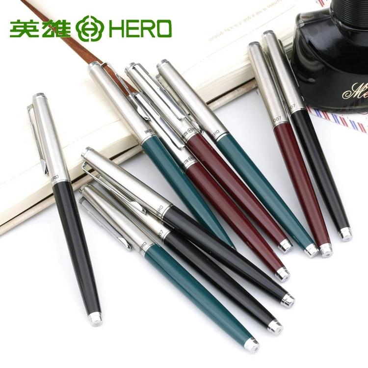 Ручка перьевая классическая 0 5 мм 10 шт./компл. Hero 007|hero 007|fountain penquality fountain pens |