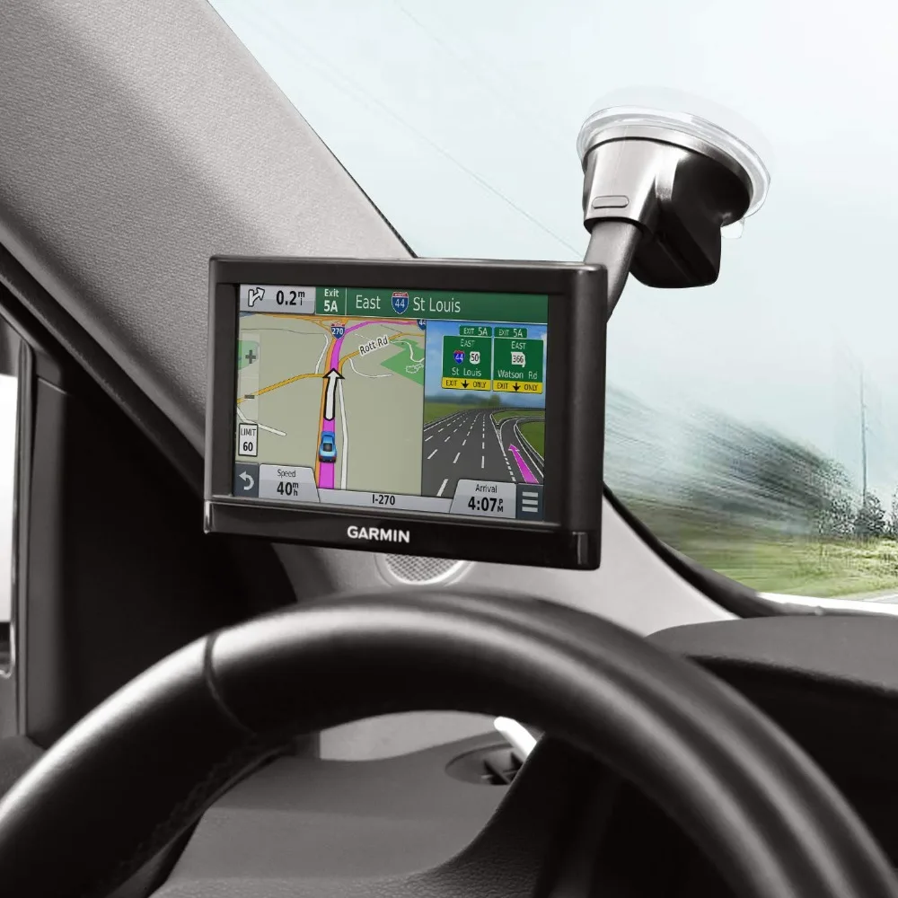 GPS присоска крепление для Garmin [5 дюймовый рычаг гусиная шея] Замена приборной