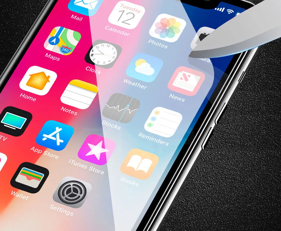 Новинка 6D полное покрытие из закаленного стекла для iPhone X 6 6S 7 Plus полная защита экрана Защитная пленка для iPhone X 8 Plus стекло