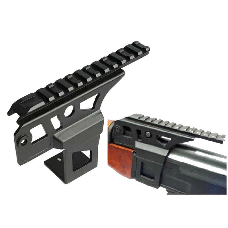 

Hunting Scope Mount Ris Aluminium 20mm Top Weaver Rail Side For Airsoft AK47 Ris Rail Front Top Scope Flashlight Laser Receive