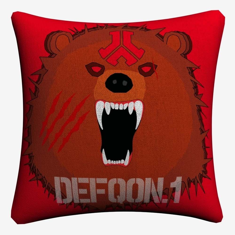Defqon 1 музыкальной группы модные декоративные наволочки для дивана домашний декор чехол для подушки из льна размером 45*45 см Подушка Чехол для подушки