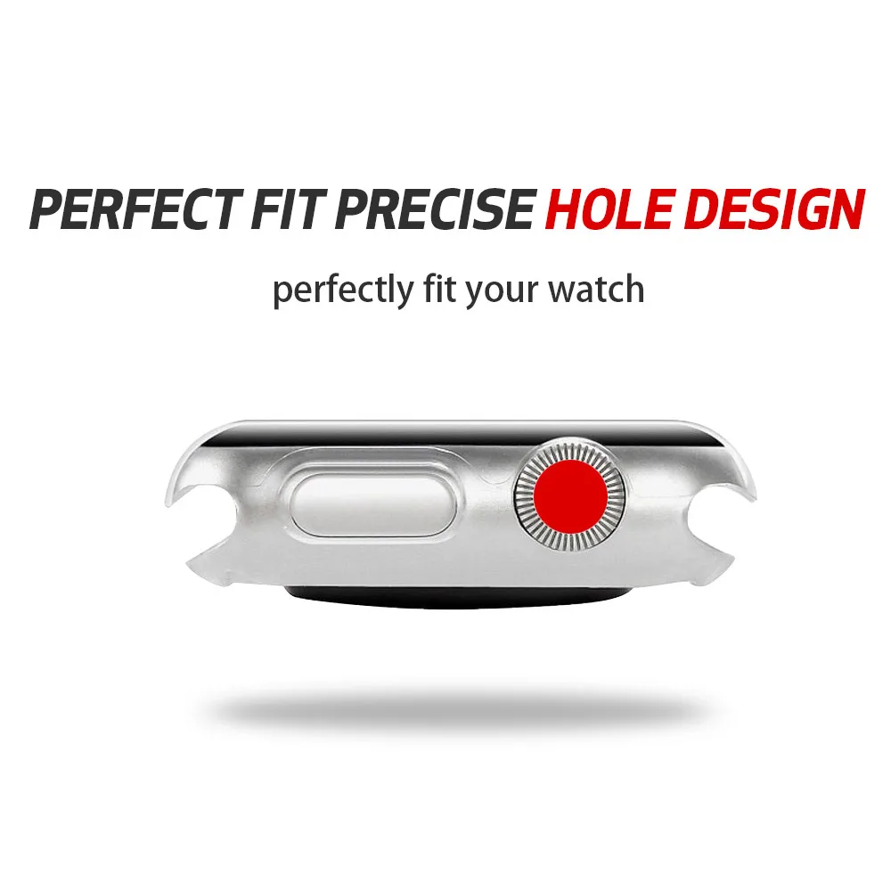 Прозрачный мягкий чехол из ТПУ для Apple Watch Series 5 4 44 40 мм тонкий с полным покрытием