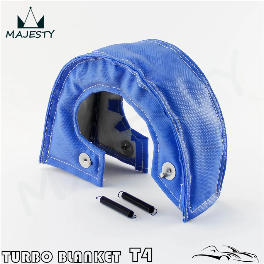 Синий турбо одеяло тепловой щит крышка турбонагнетателя обертывание Fit GT40 GT42 T4 GT55