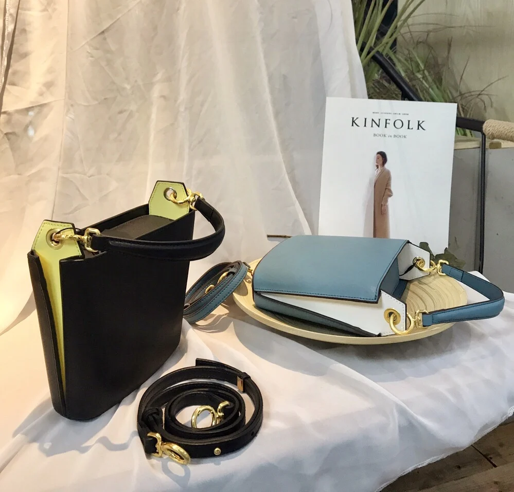 Kafunila брендовая модная женская сумка мешок из натуральной кожи через плечо сумки