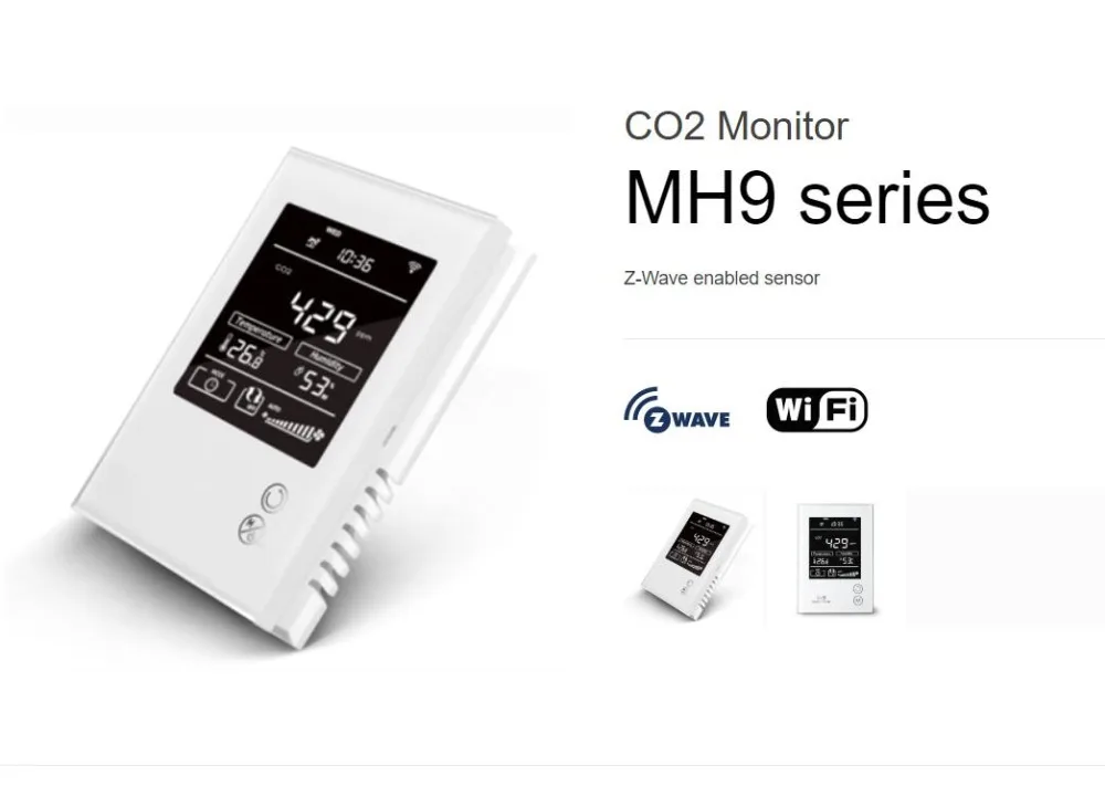 Монитор MCOHOME CO2 серия MH9 датчик с поддержкой Z Wave высокая точность концентрации в