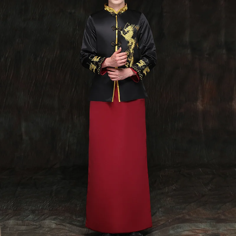 Традиционная китайская одежда для мужчин мужское пальто верхняя Восточный