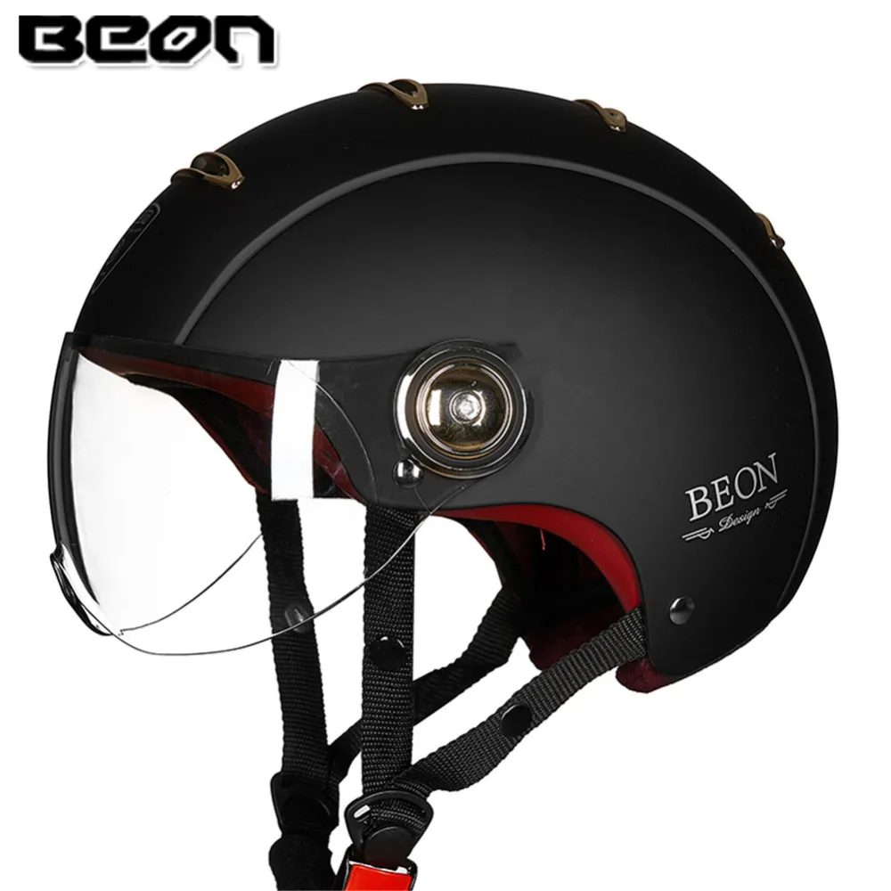 BEON скутер с открытым лицом мотоциклетный шлем Casco Capacete мото шлемы Kask для Motocyklowy