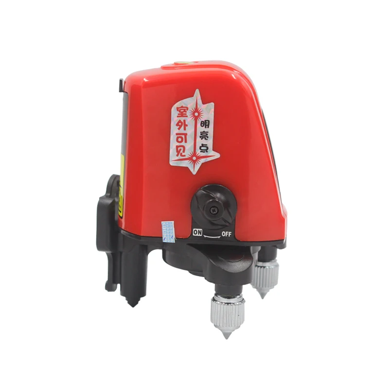 Лазерный уровень 360 градусов самонивелирующийся портативный мини крест красные