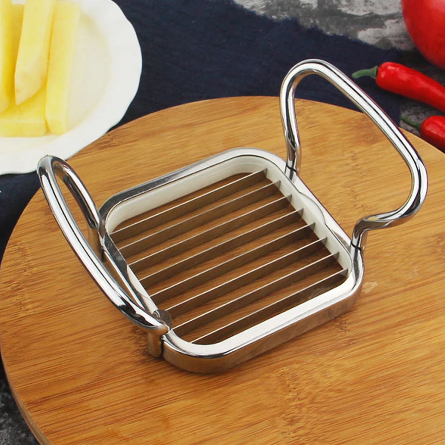 Behogar 5 в 1 Многофункциональный фрукты овощи Slicer измельчитель со сменными лезвиями