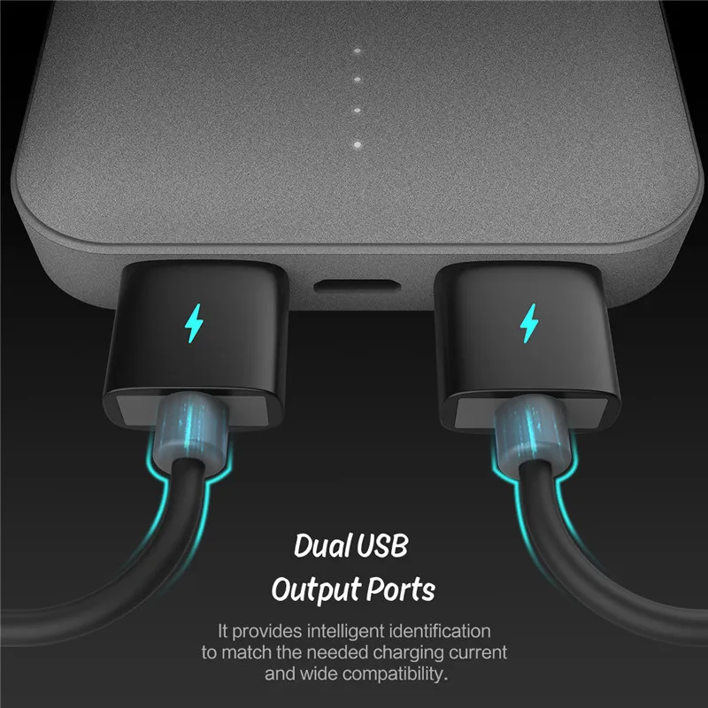 ROCK 10000 mAh Power Bank для Xiaomi Powerbank Мини Портативная полимерная батарея iPhone SamSung Mobile Phone